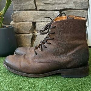 Freebird By Steven Paxton Brown Leather Mens Boots